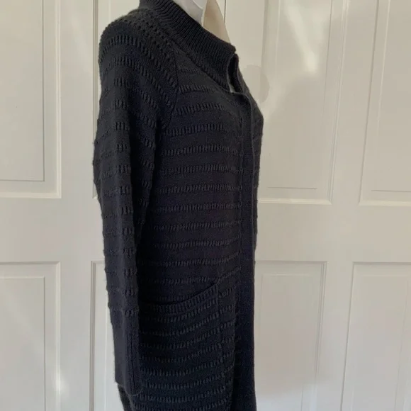 Carolina Herrera CH black cardigan sweater XS